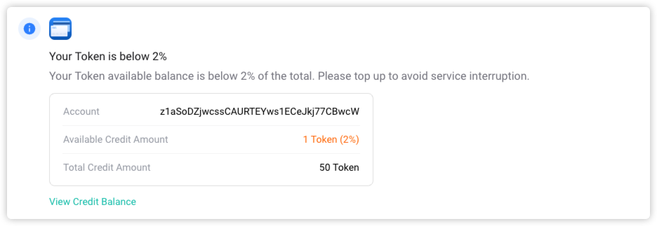 Screenshot: feat(api): implement low balance notification for customers