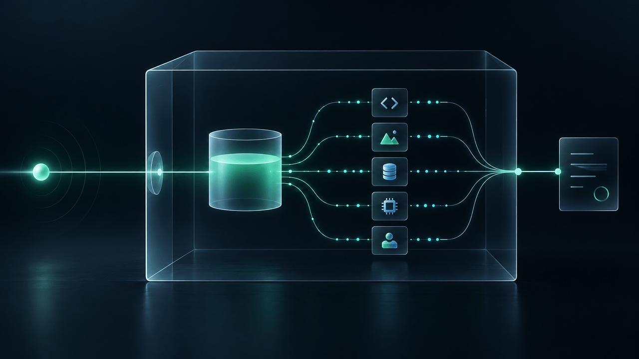 A payment enters once while a credit ledger records many service events before reconciliation.