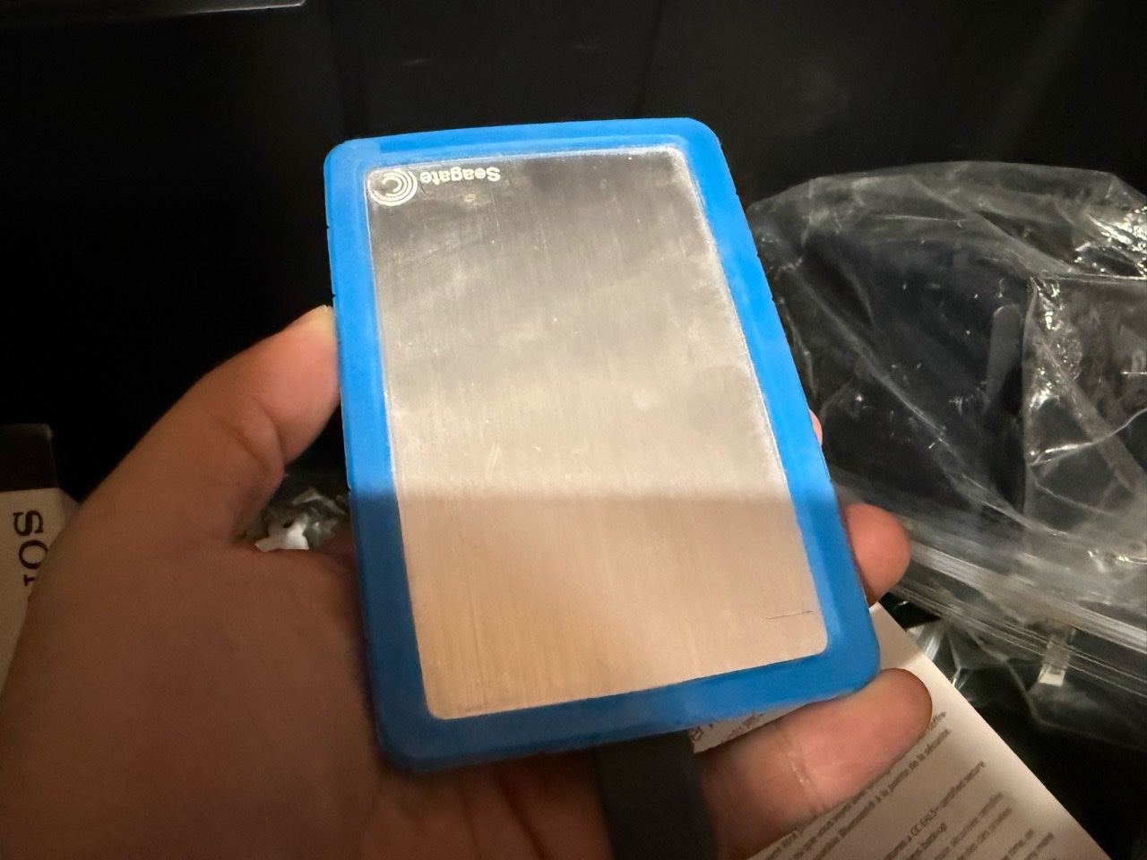 A Seagate portable drive still in my possession. Keeping the medium is only one link in a recovery chain.